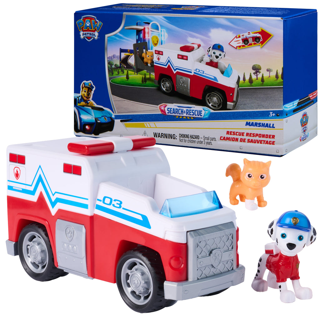 Vehículo de Marshall Search & Rescue con Marshall y gatito