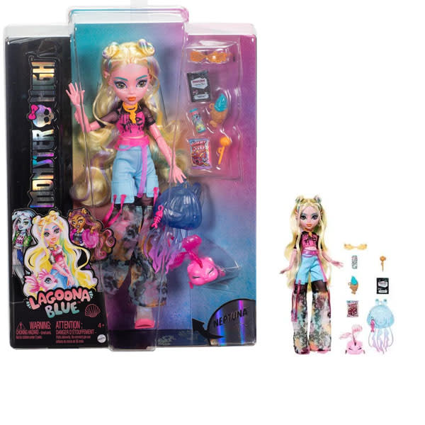 Monster High Looks Monstruosos Muñeca Articulada con Mascota Surtido – vista 2