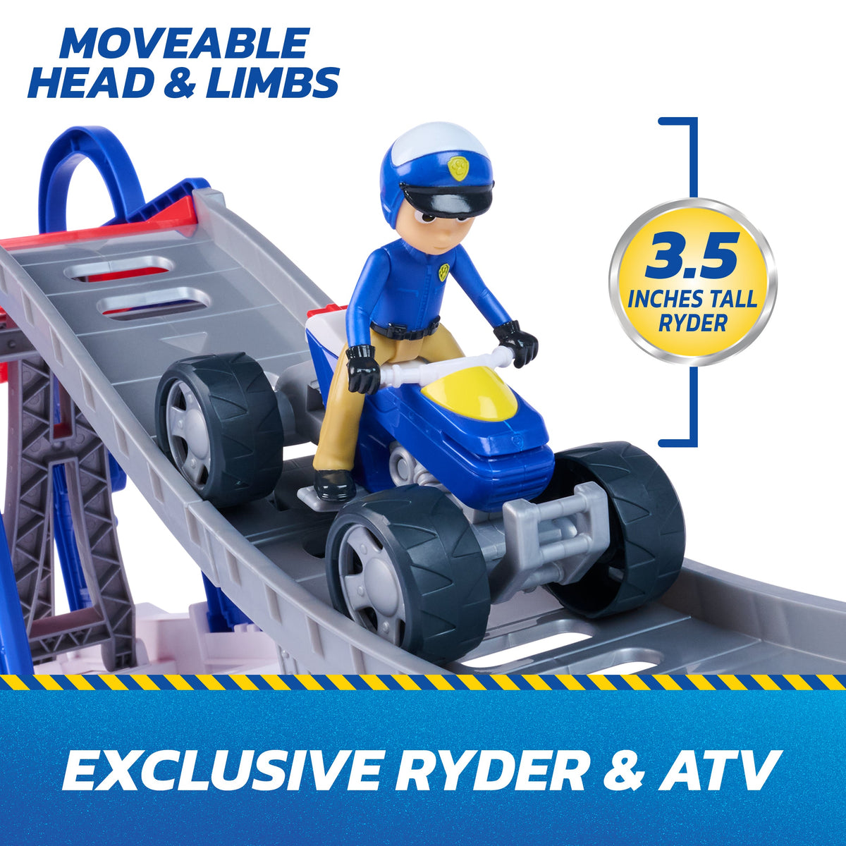 Paw Patrol Search & Rescue Lift 'N' Repair Pista con Ryder – Spin Master