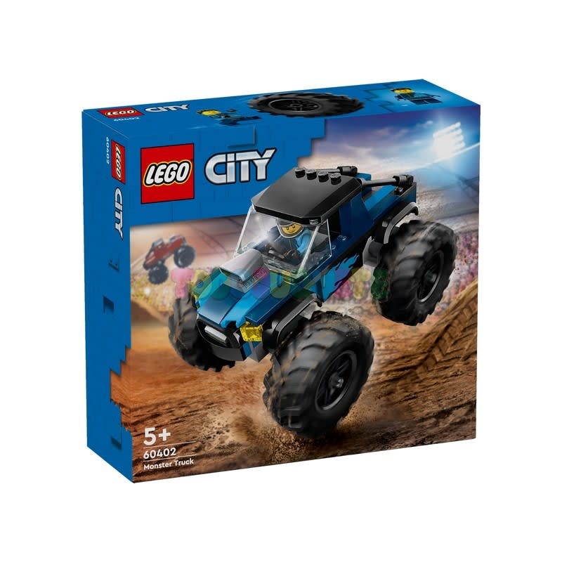 LEGO City Monster Truck Azul Set de Construcción con Minifigura – vista 2