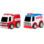 Little Tikes Crazy Fast Vehículos de Emergencia Pack de 2 a Fricción – vista 1