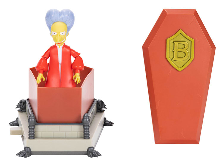 Los Simpsons Figura Premium Mr. Burns Vampiro 5 Pulgadas con Ataúd – vista 1