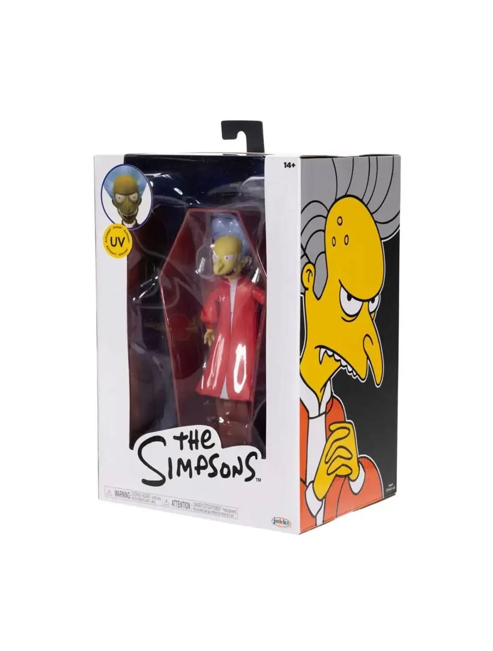 Los Simpsons Figura Premium Mr. Burns Vampiro 5 Pulgadas con Ataúd – vista 2