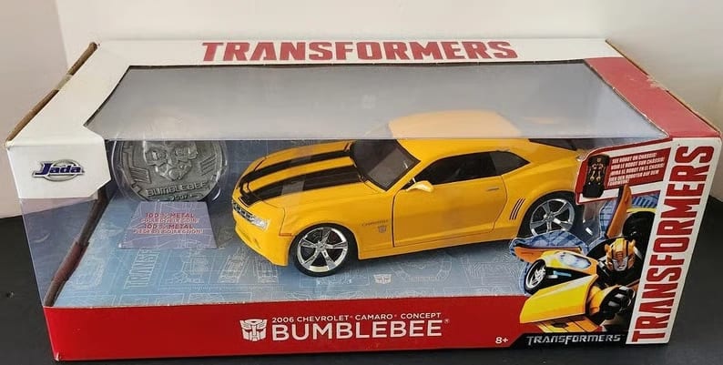 Jada Transformers Chevrolet Camaro Concept 2006 Bumblebee Escala 1:24 – vista 2