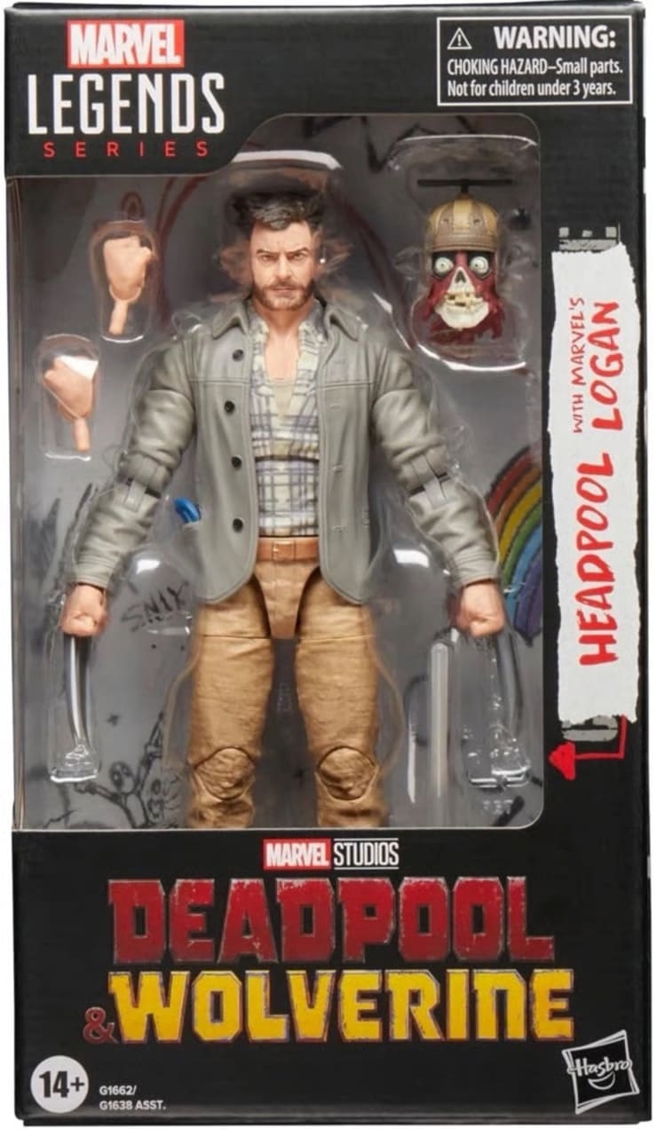 Marvel Legends Deadpool & Wolverine Headpool y Logan Pack de Figuras – vista 1
