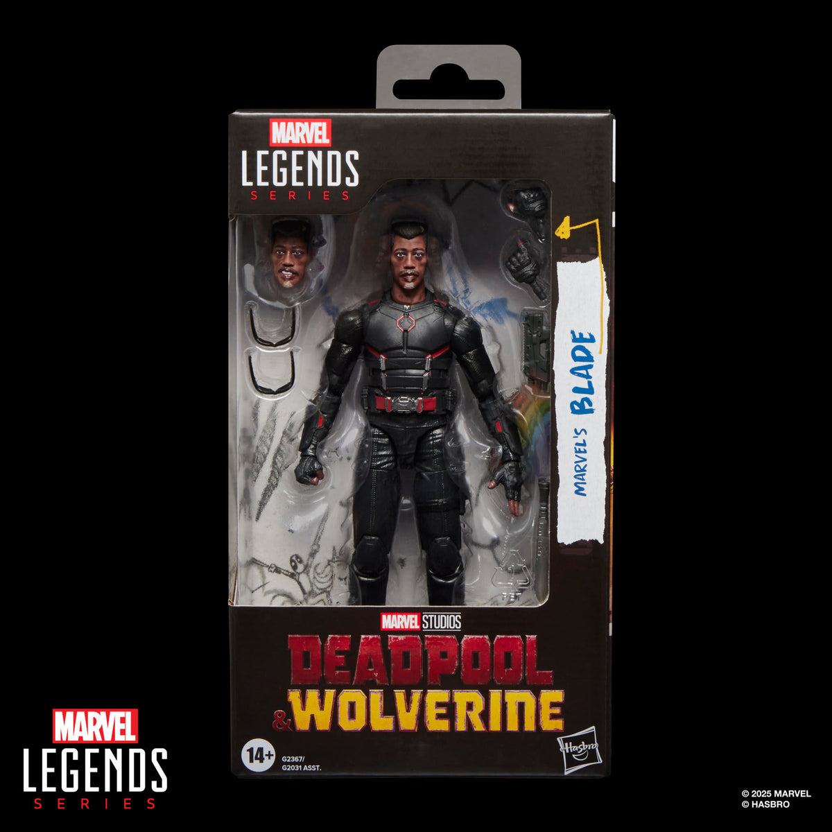 Marvel Legends Blade Deadpool & Wolverine Figura 6 Pulgadas – vista 1