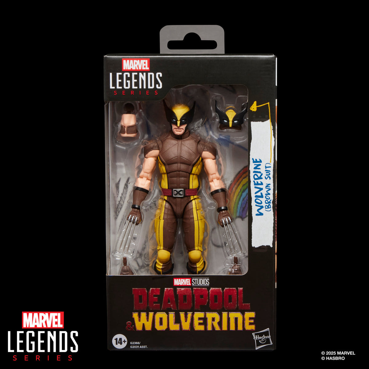 Marvel Legends Wolverine Traje Marrón Deadpool & Wolverine Figura 15 cm – vista 2