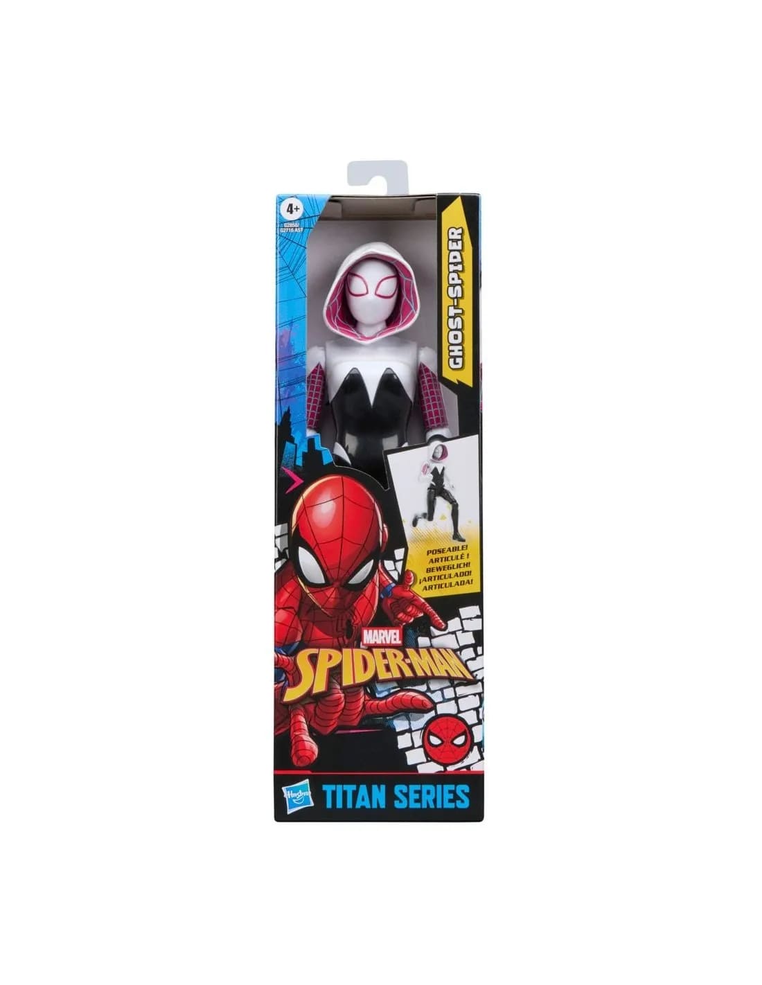 Spider-Man Titan Hero Series Figura Ghost-Spider de 30 cm – vista 1