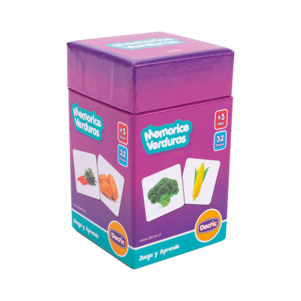 Memorice de Verduras de Cartón 32 Piezas Juego Didáctico – vista 2