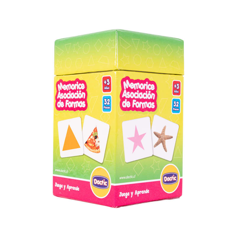 Dactic Memorice Asociación de Formas Juego Didáctico – vista 2