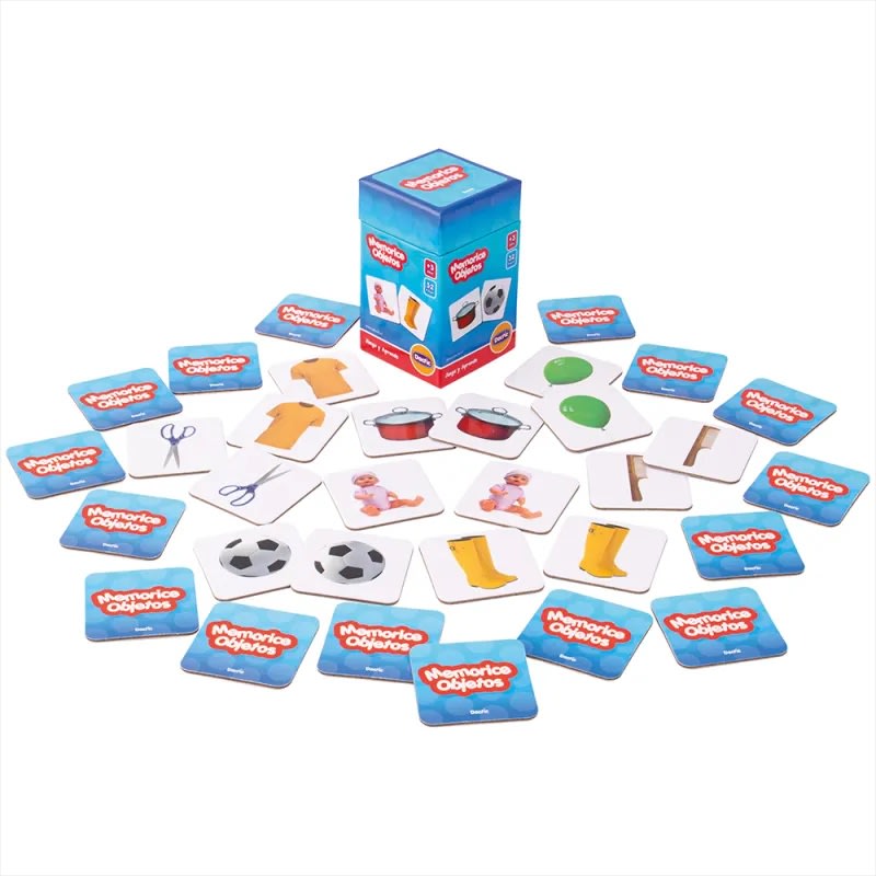 Memorice de Objetos de Cartón 32 Piezas Juego de Memoria – vista 2