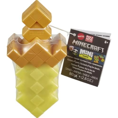 Minecraft Mini Mining Figura Sorpresa con Arena Moldeable – vista 2