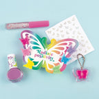 Make It Real Set de Cosméticos Mariposa con Pinzas y Brillo Labial – vista 1