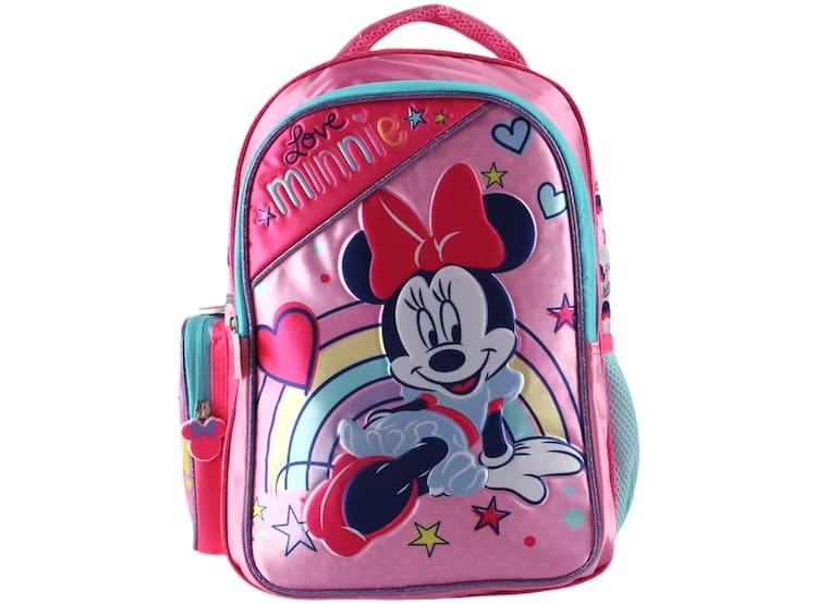 Disney Minnie Mouse Mochila Grande Escolar Infantil – vista 1