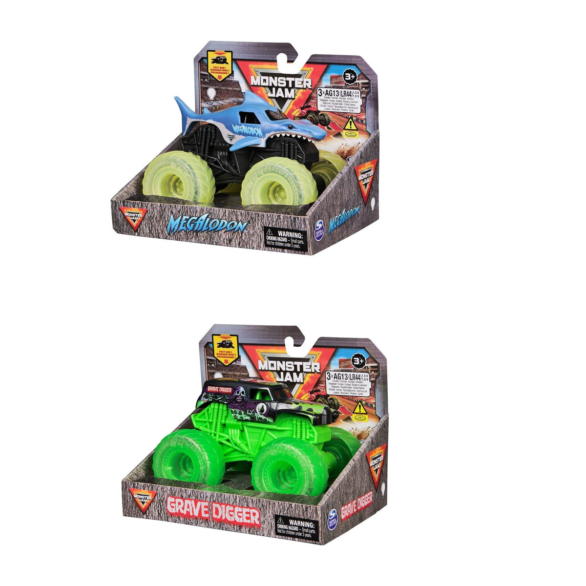 Monster Jam Camión Monstruo Escala 1:43 con Ruedas que se Iluminan – vista 3