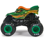 Vista lateral del camión Monster Jam Dragon metálico escala 1:64