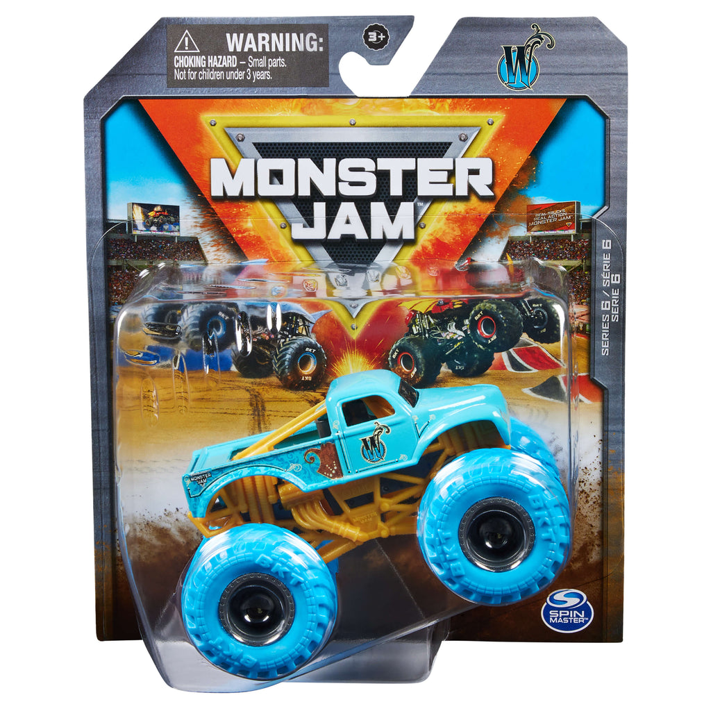 Monster Jam Whiplash escala 1:64 en su empaque original