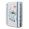 Agenda 2027 Stitch Día por Página con Tapa de Denim Bordada – vista 1