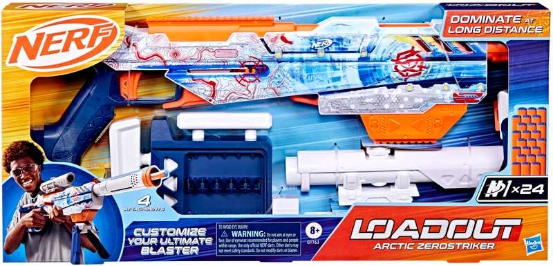 Nerf N Series Loadout Arctic Zerostriker Lanzador de Cerrojo – vista 1