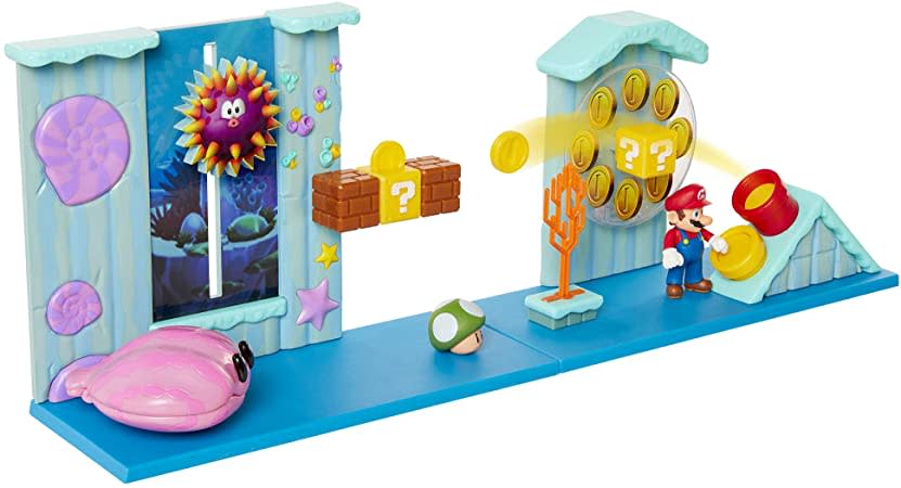 Super Mario Deluxe Underwater Playset Set de Juego Submarino – vista 1