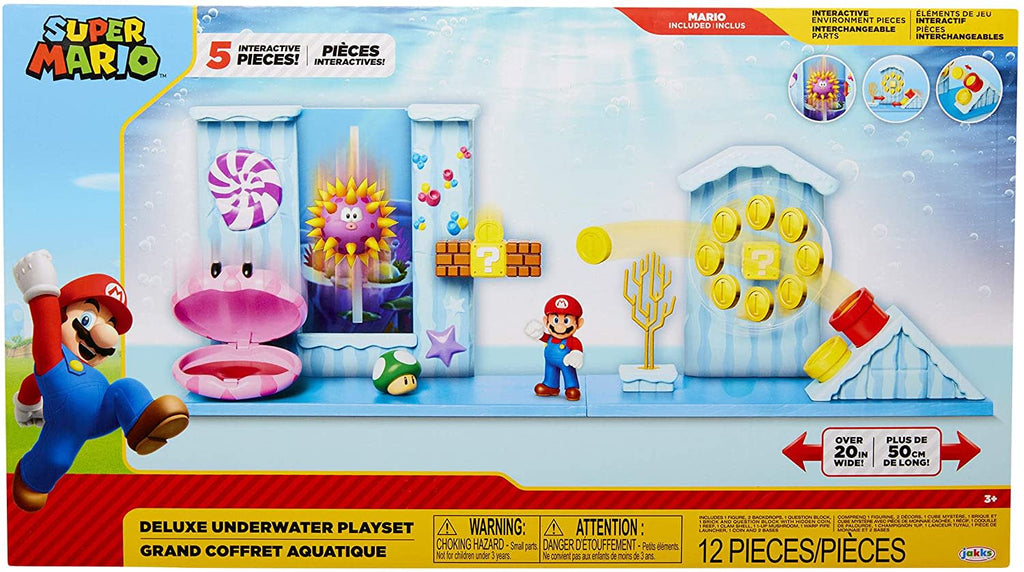 Super Mario Deluxe Underwater Playset Set de Juego Submarino – vista 2