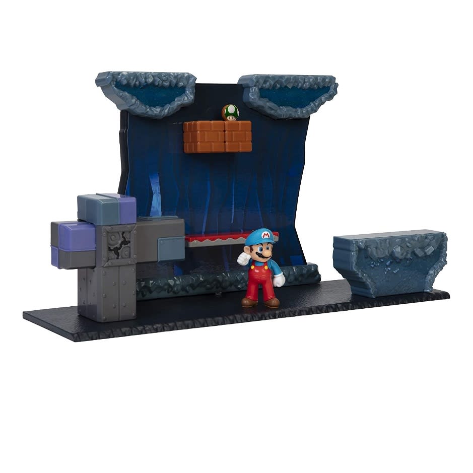 Super Mario Set de Juego Subterráneo con Mario Hielo – Jakks Pacific
