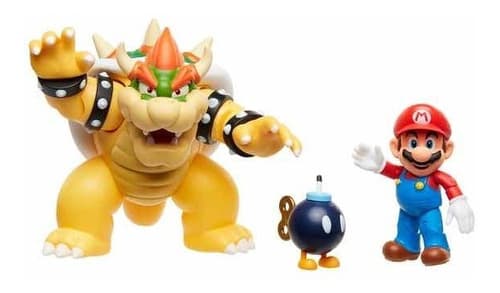 Super Mario Bowser Lava Battle Set de Figuras – vista 1