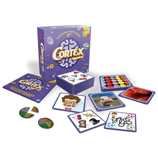 Cortex Kids Juego de Mesa de Agilidad Mental para 2 a 6 Jugadores – vista 2