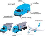 Majorette Maersk Set de Regalo 4 Vehículos de Transporte – Majorette