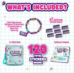 Contenido del set: pulsera, 7 rollos misteriosos, álbum y guía