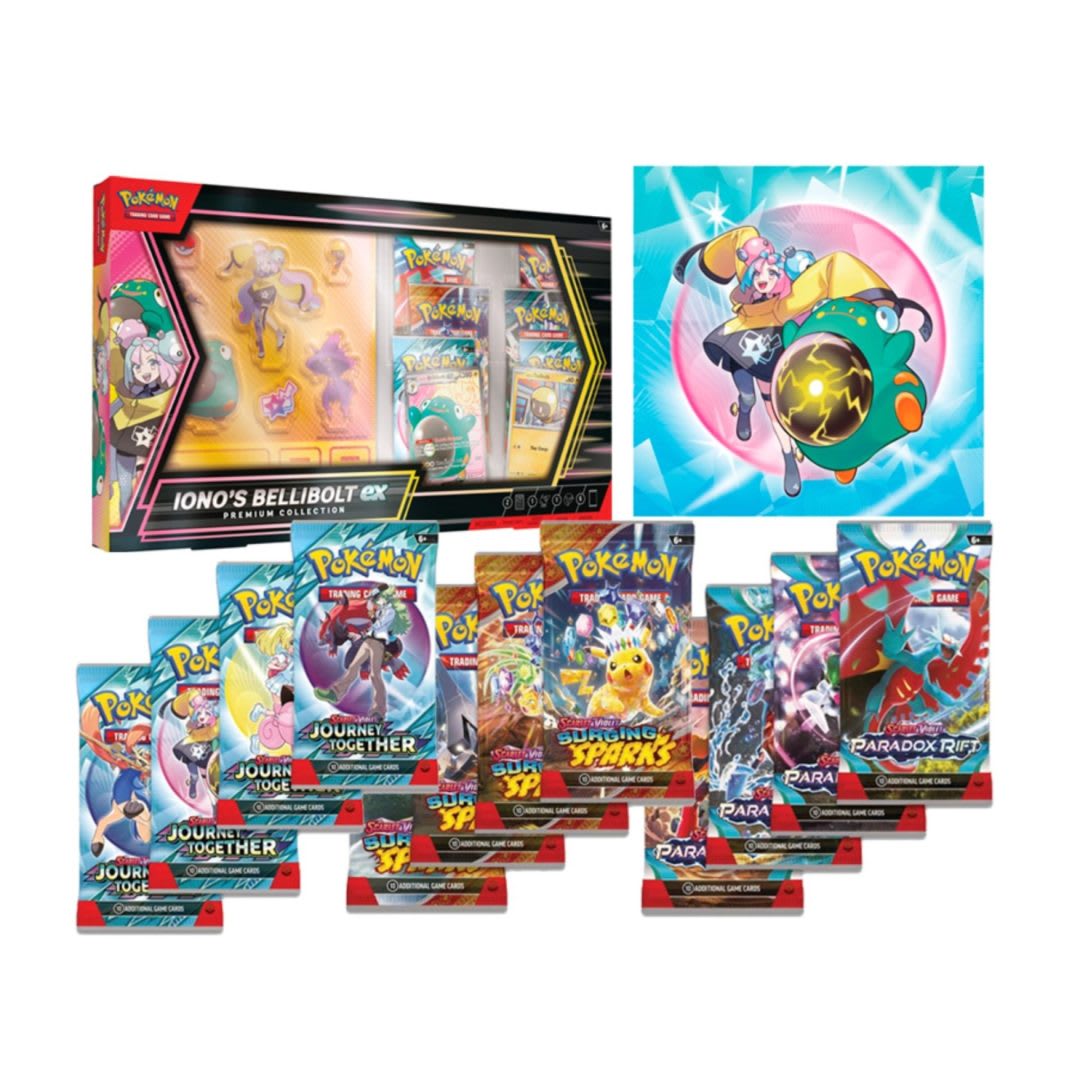 Pokémon TCG Iono's Bellibolt ex Premium Collection en Inglés – vista 1