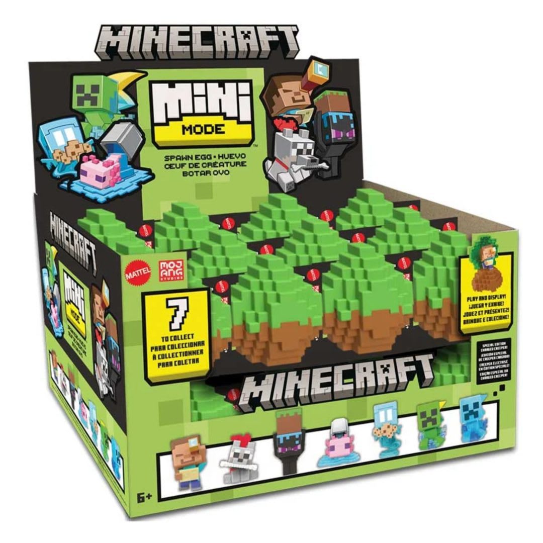 Minifiguras Minecraft dentro de los mini huevos
