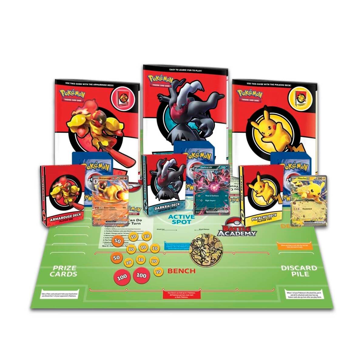 Pokémon TCG Battle Academy 2024 Set de 3 Mazos en Inglés – vista 1