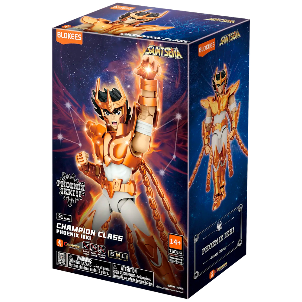 Blokees Saint Seiya Champion Class Phoenix Ikki Figura Armable – vista 3