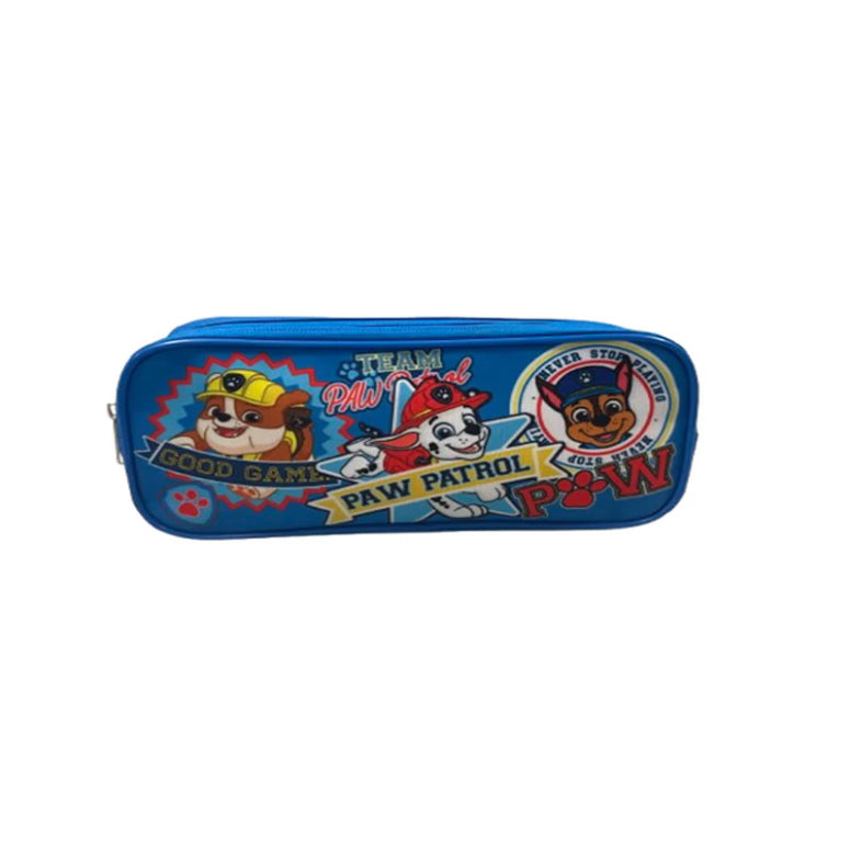 Estuche Satín Doble Cierre Paw Patrol Azul – Intek