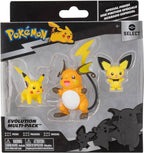 Pokémon Pack de Figuras Línea Evolutiva de Pikachu: Pichu, Pikachu y Raichu – vista 2