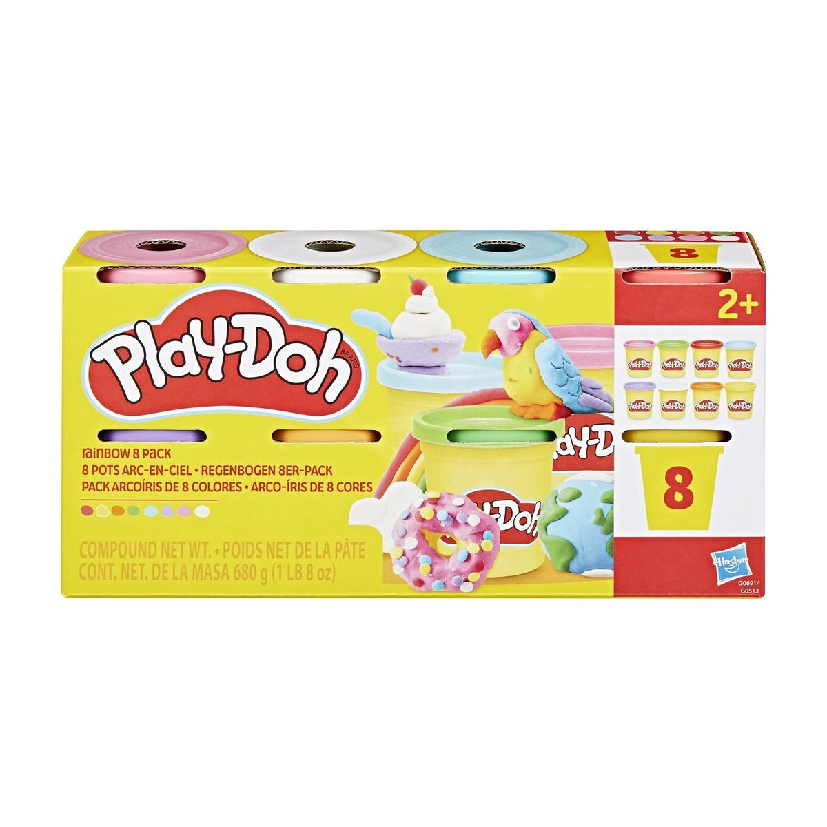 Play-Doh Pack de 8 Potes Surtido – Hasbro