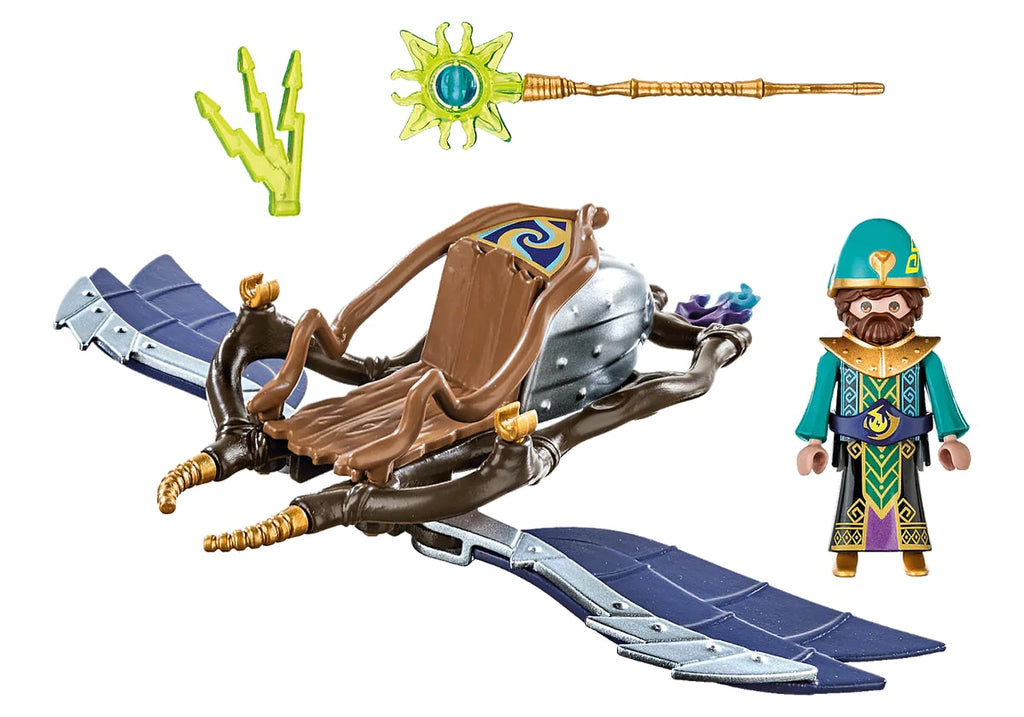 Playmobil Novelmore Violet Vale Mago del Aire Astrathor con Planeador – vista 1