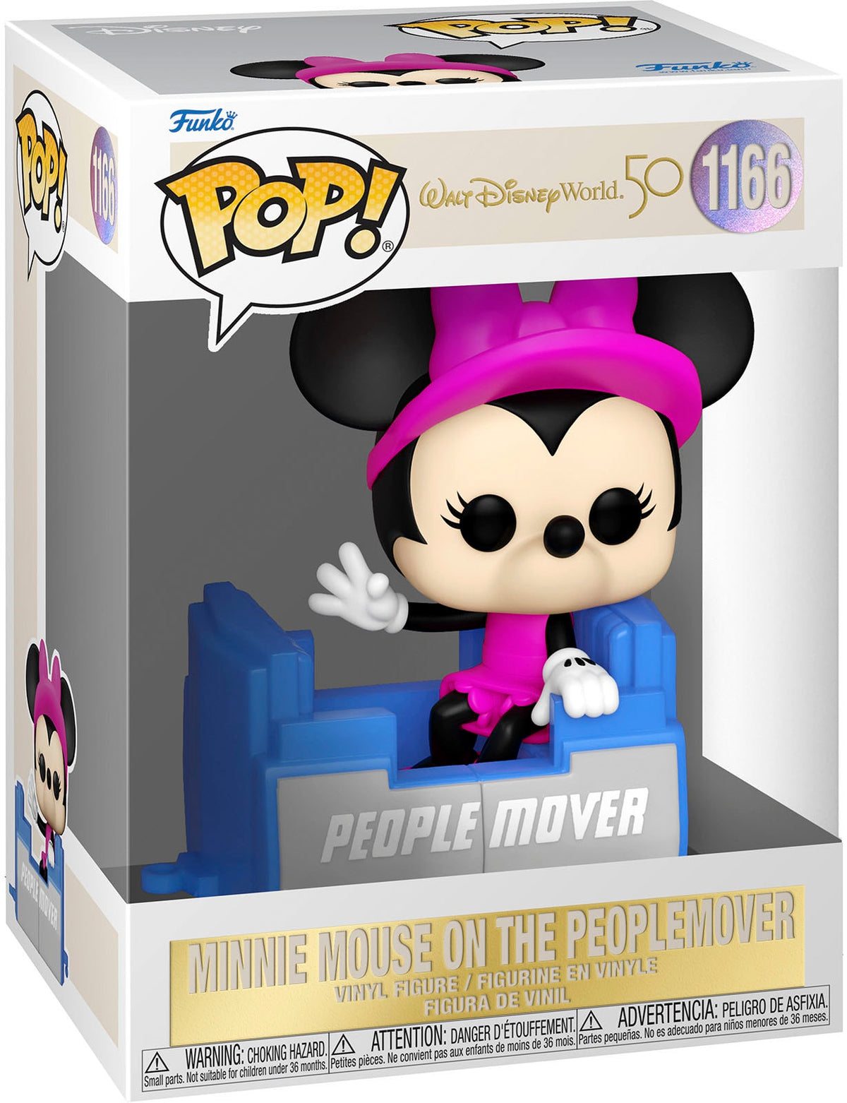 Funko Pop Disney Walt Disney World 50 Aniversario Minnie en People Mover – vista 2