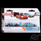 Empaque Majorette Porsche Edition con Cayenne Turbo S y 918 Spyder celestes
