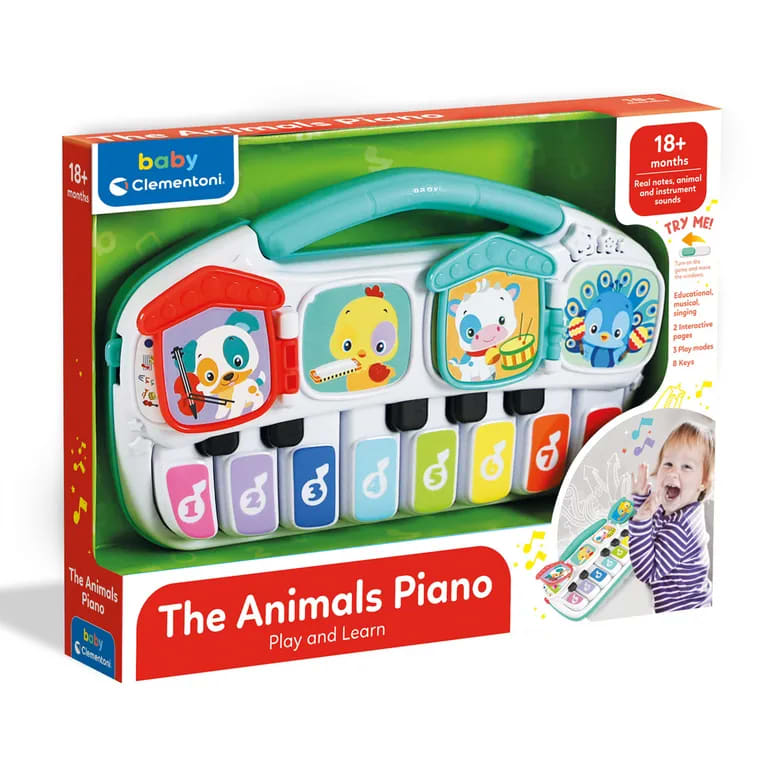 Clementoni Piano Parlante Juguete Musical Educativo para Bebé – vista 1