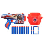 Nerf Marvel Capitán América Lanzador con Funda y 10 Dardos Elite – vista 1