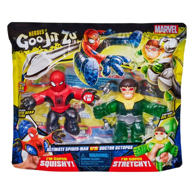 Goo Jit Zu Marvel Versus Pack Spider-Man vs Doctor Octopus Figuras Elásticas – vista 2