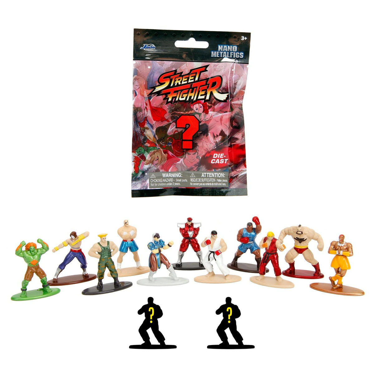 Bolsa sorpresa Jada Nano Metalfigs Street Fighter II