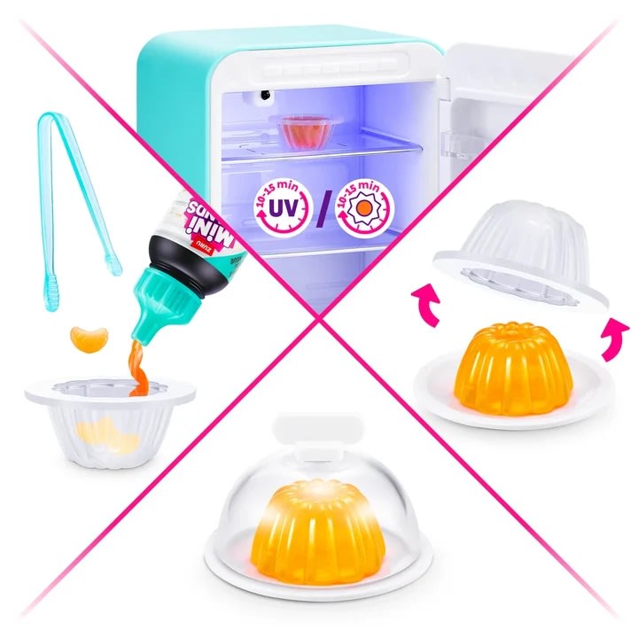 Mini Brands Fill The Fridge Playset Refrigerador con Luz UV – vista 2