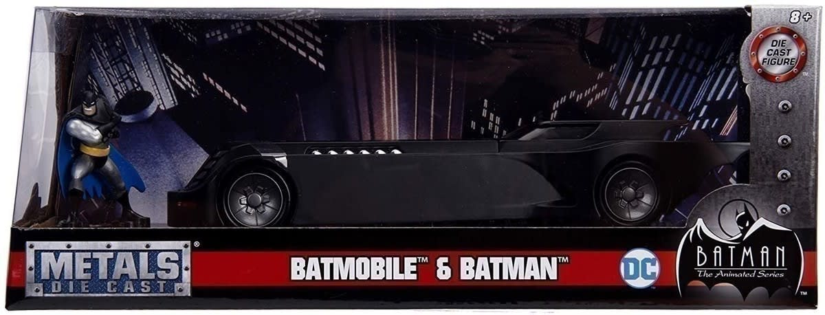 Jada Batman The Animated Series Batimóvil 1:24 con Figura de Batman – vista 1