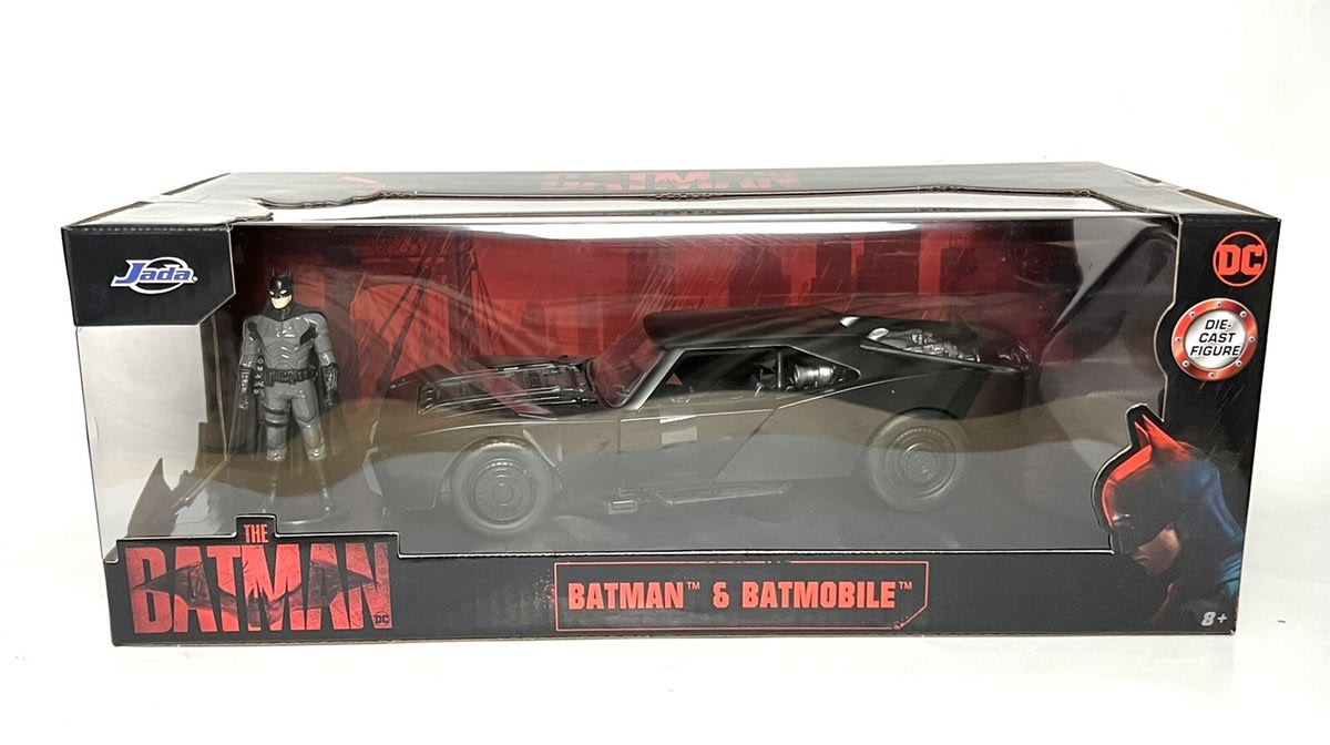 Jada The Batman Batimóvil 2022 Escala 1:24 con Figura de Batman – vista 1