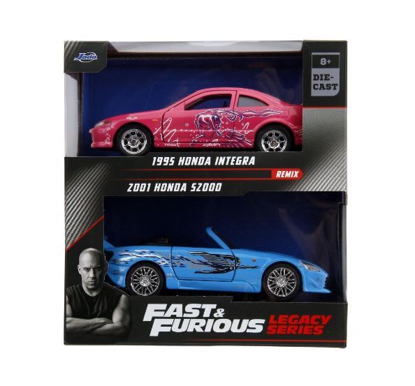 Jada Rápidos y Furiosos Pack Honda Integra 1995 y Honda S2000 2001 Escala 1:32 – vista 2