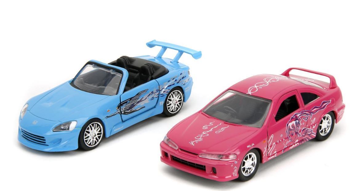 Jada Rápidos y Furiosos Pack Honda Integra 1995 y Honda S2000 2001 Escala 1:32 – vista 1