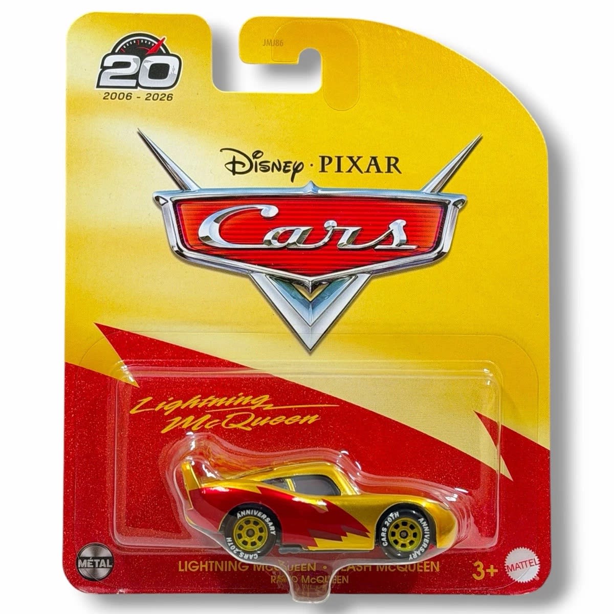 Disney Pixar Cars Rayo McQueen Edición 20° Aniversario de Metal – vista 1